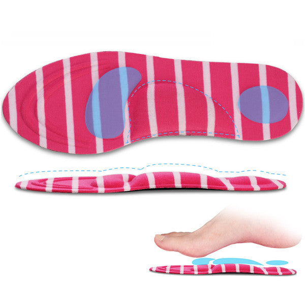 3d sponge arch ondersteuning inlegzolen dempende paddestoel van de insole van de zool van de zool