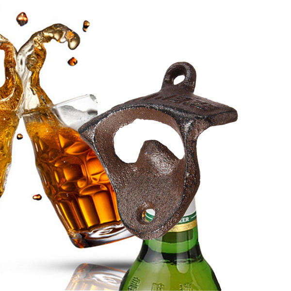 metal retro wall mounted bottle opener opknoping hook bierfles opener