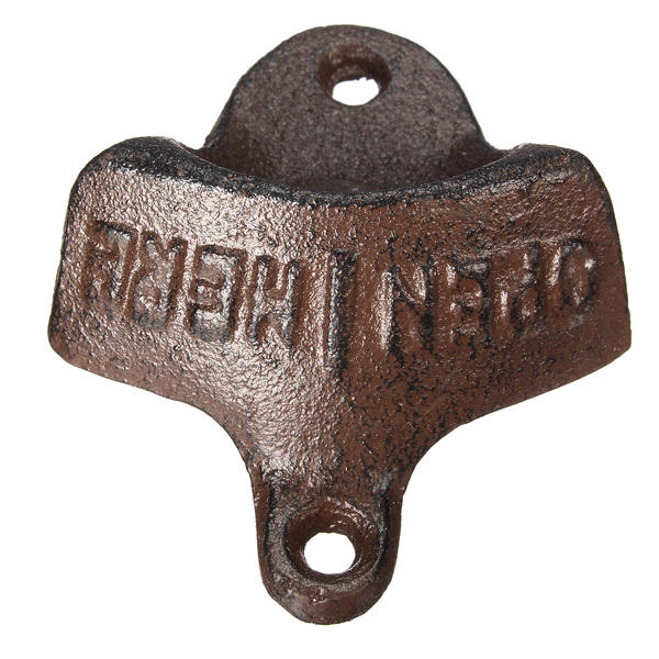 metal retro wall mounted bottle opener opknoping hook bierfles opener