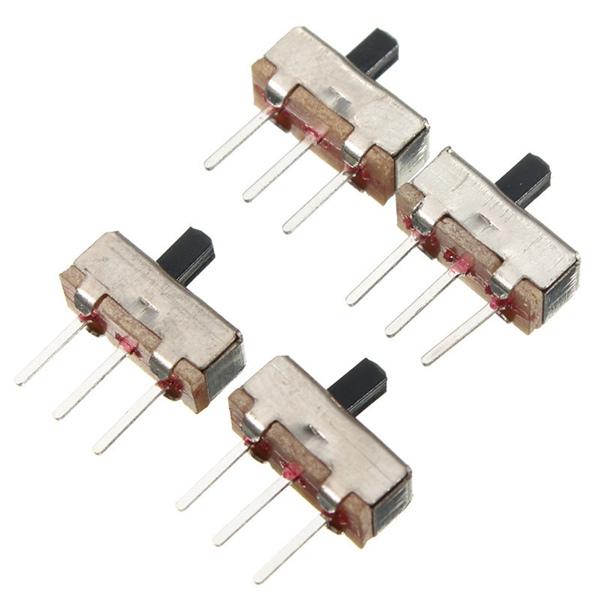 20 stuks ss12d00g3 2 positie spdt 1p2t 3 pin pcb panel mini verticale schuifschakelaar
