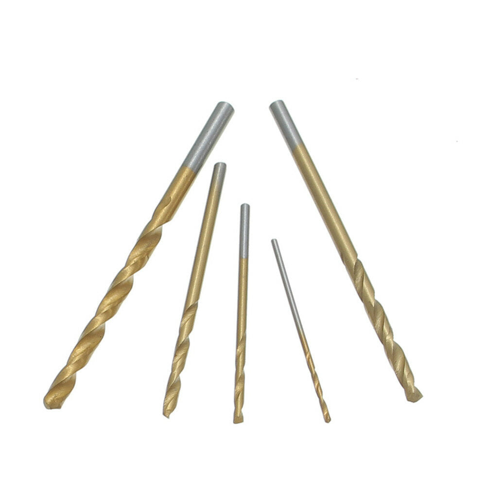 50 stuks 1/1.5/2/2.5/3mm hss titanium coated spiraalboren snelstaal boor set