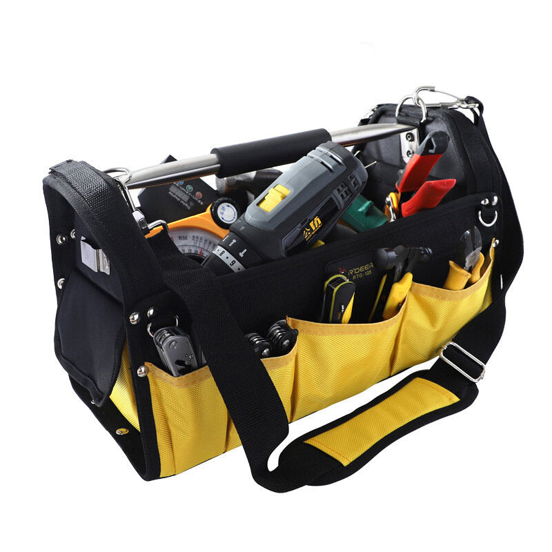 elektricien toolkit canvas grote capaciteit elektricien gereedschap organizer reparatie toolkit opbergtas draagbare kit