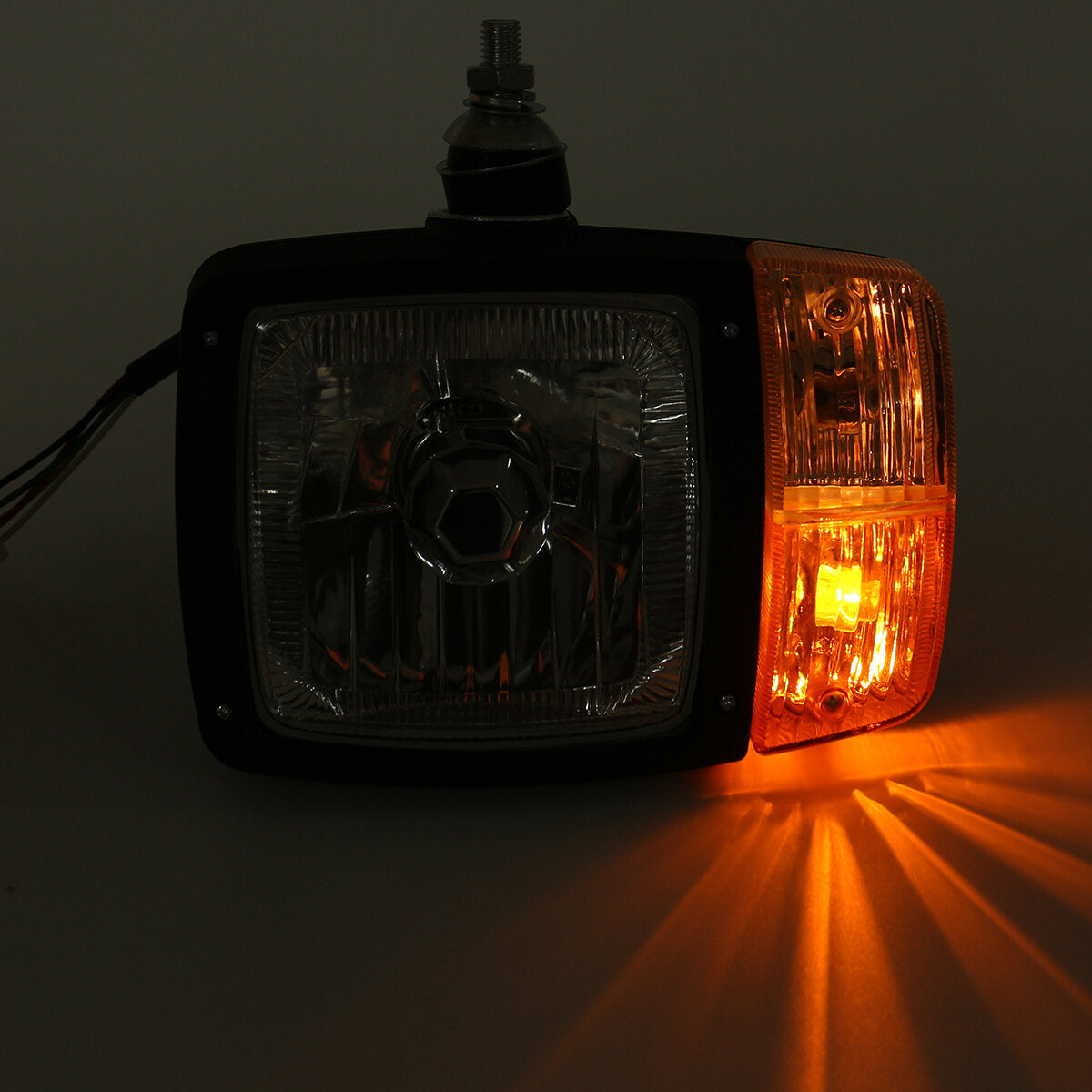 24v rechts universele koplampen koplampen indicator lamp voor tractor graafmachine bedraad