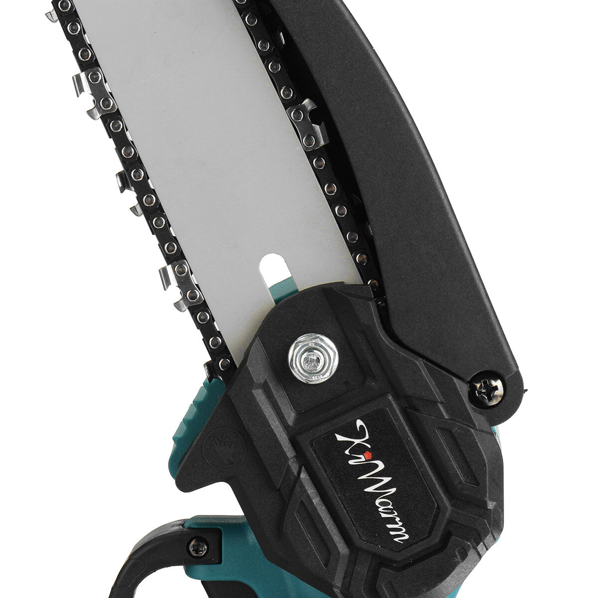 kiwarm 88vf 8-inch borstelloze draagbare elektrische zaag snoeikettingzaag oplaadbare houtbewerking elektrisch gereedschap houtsnijder met 1/2 batterij eu/us-stekker
