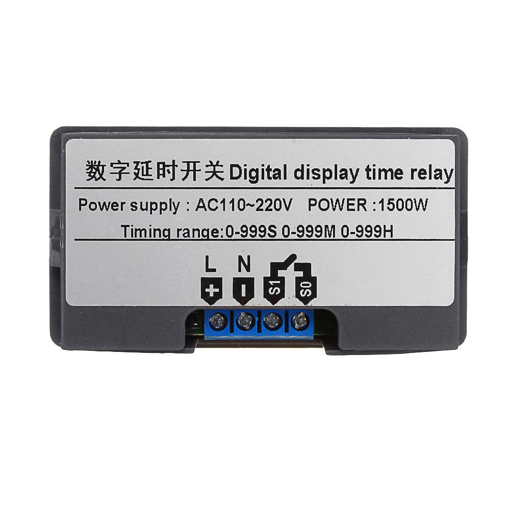 ac110v-220v digitale display tijdrelais automatisering vertraging timer schakelaar relais module