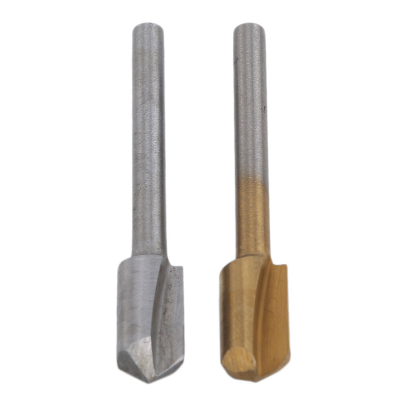 10 stuks hss houtbewerking trimmen mes titanium-plated slijpmes micro frees houtsnijder