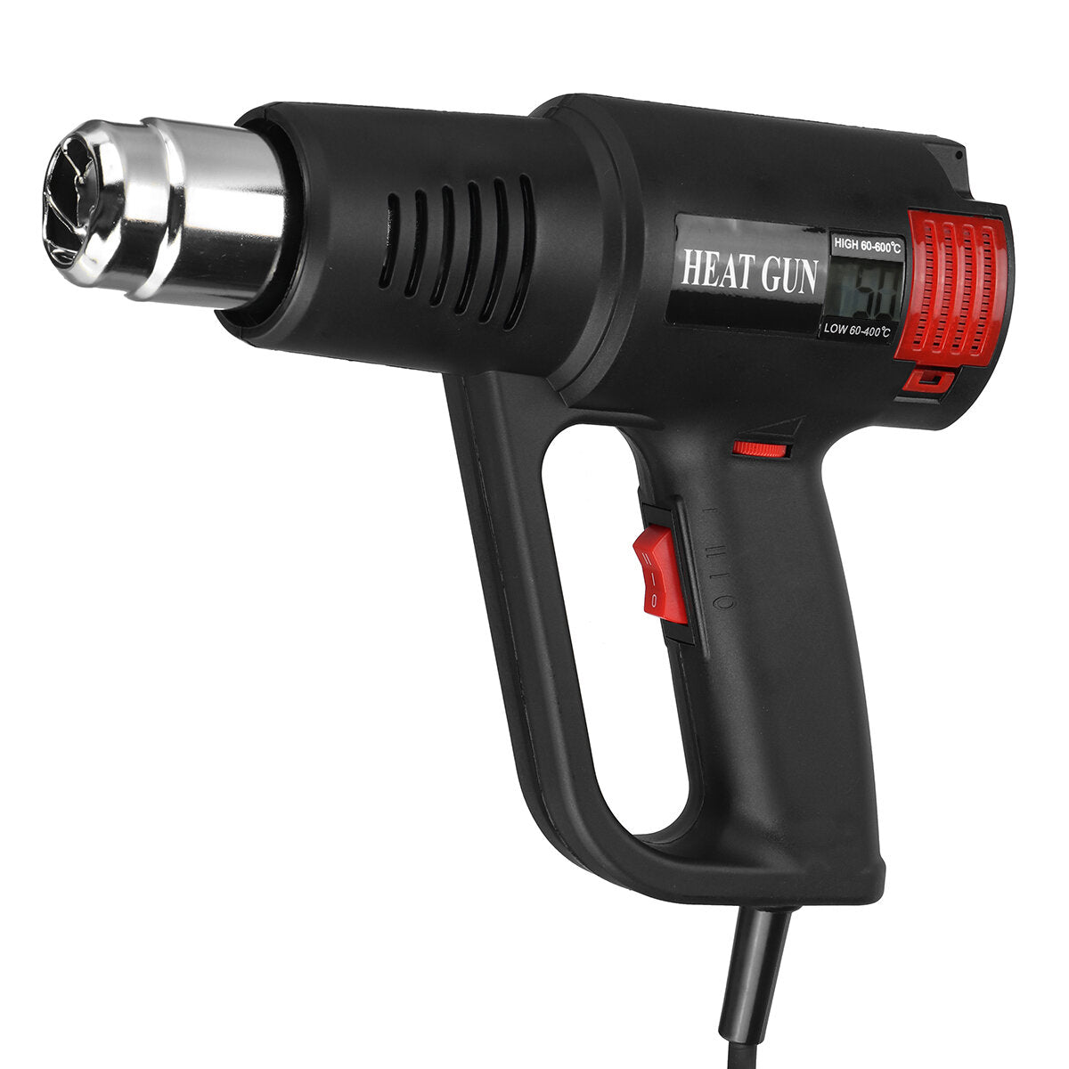 2000w 60-600℃ beroep digitale elektrische heteluchtpistolen 2 speed warmte variabele hot air power tool föhn voor solderen
