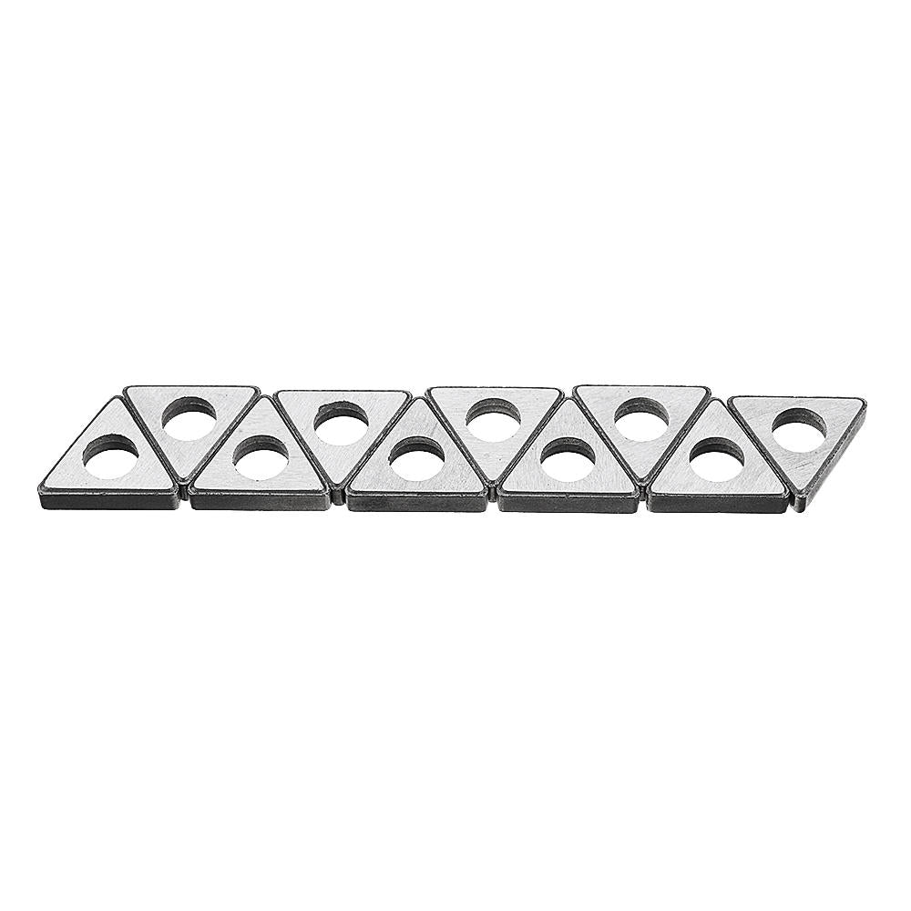 10 stuks carbide shim accessoires cutter pad mt1603 / mt1604 / mt2204 voor cnc draaibank gereedschap tnmg16 tnmg22 inserts