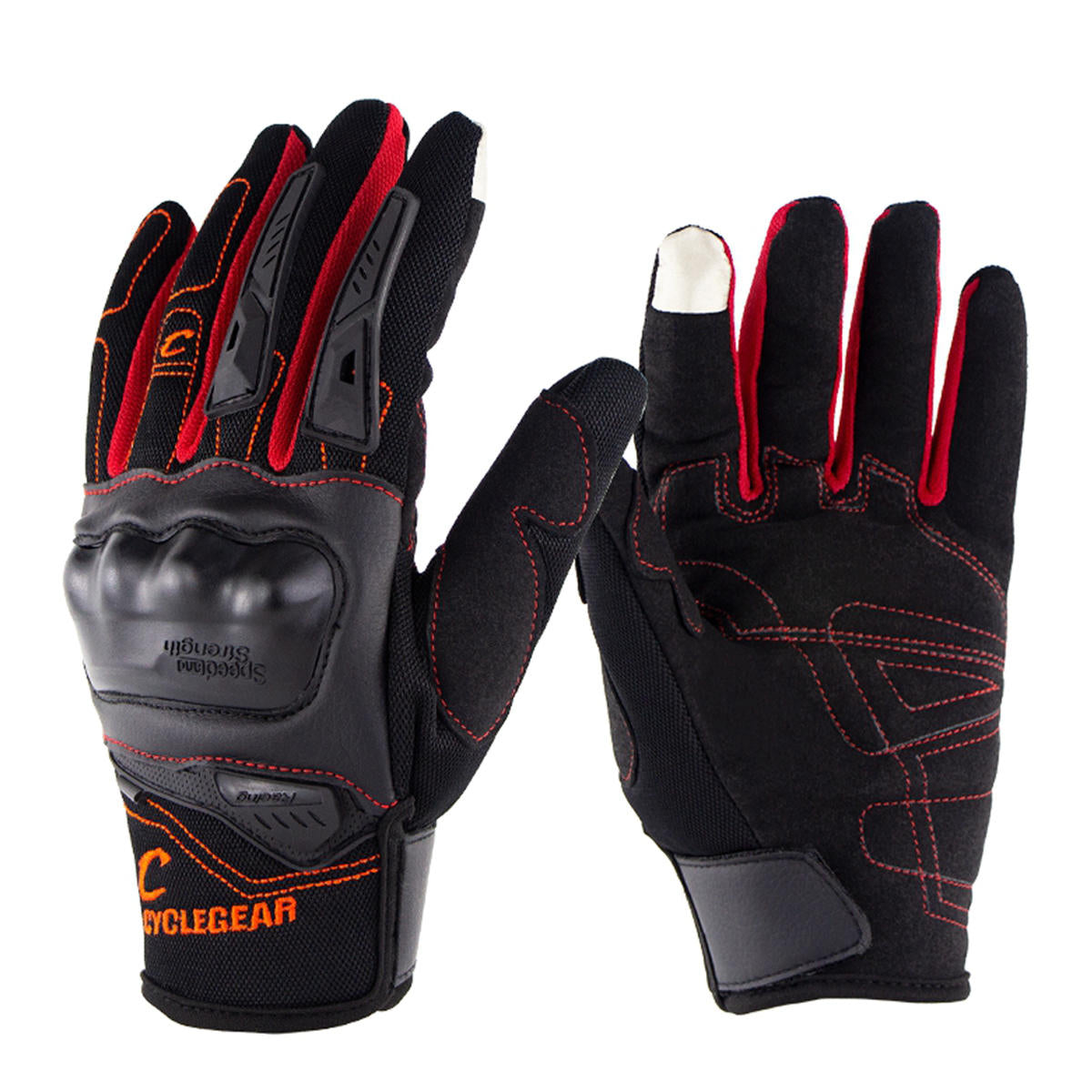 veiligheid touchscreen vingerhandschoenen gel bike cycling sports antislipmotorfiets