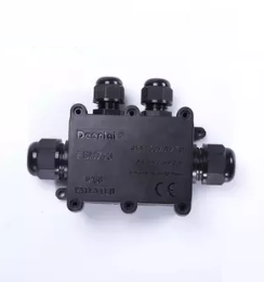 deenlai 2p/3p/4p kleine plastic pc ip68 waterdichte elektrische aansluitdoos 713 met terminal with