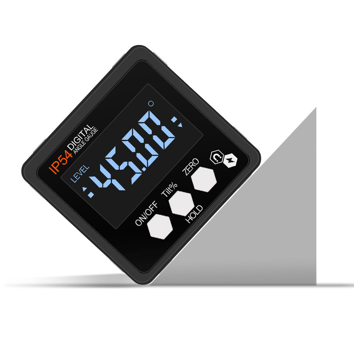 etopoo 4 * 90 graden bijgewerkte precisie digitale gradenboog inclinometer level box digitale hoekzoeker bevel box met magneetvoet