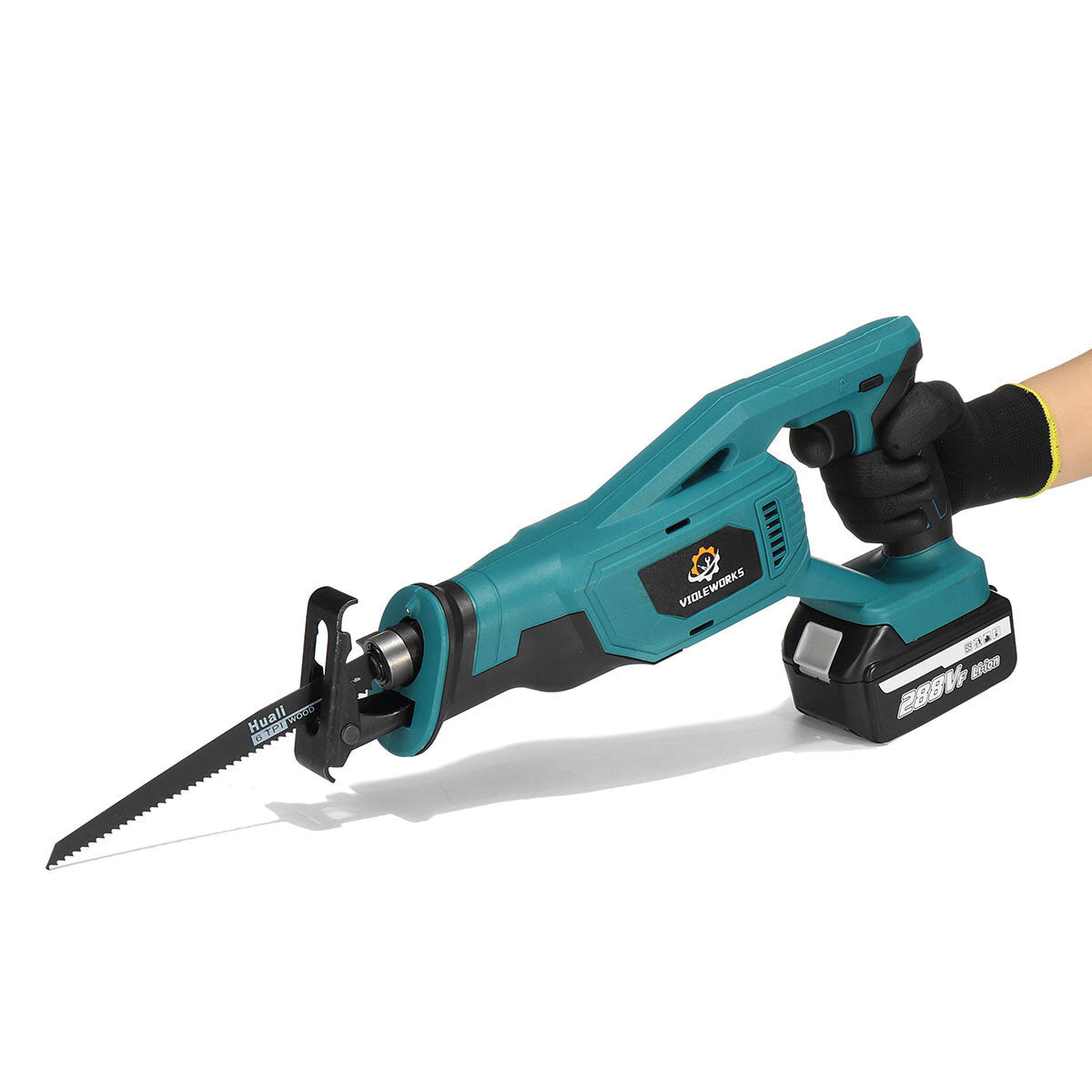 288vf 18v accu reciprozaag 4 bladen houtbewerking snijgereedschap w/1/2 stuks batterij voor 18v batterij