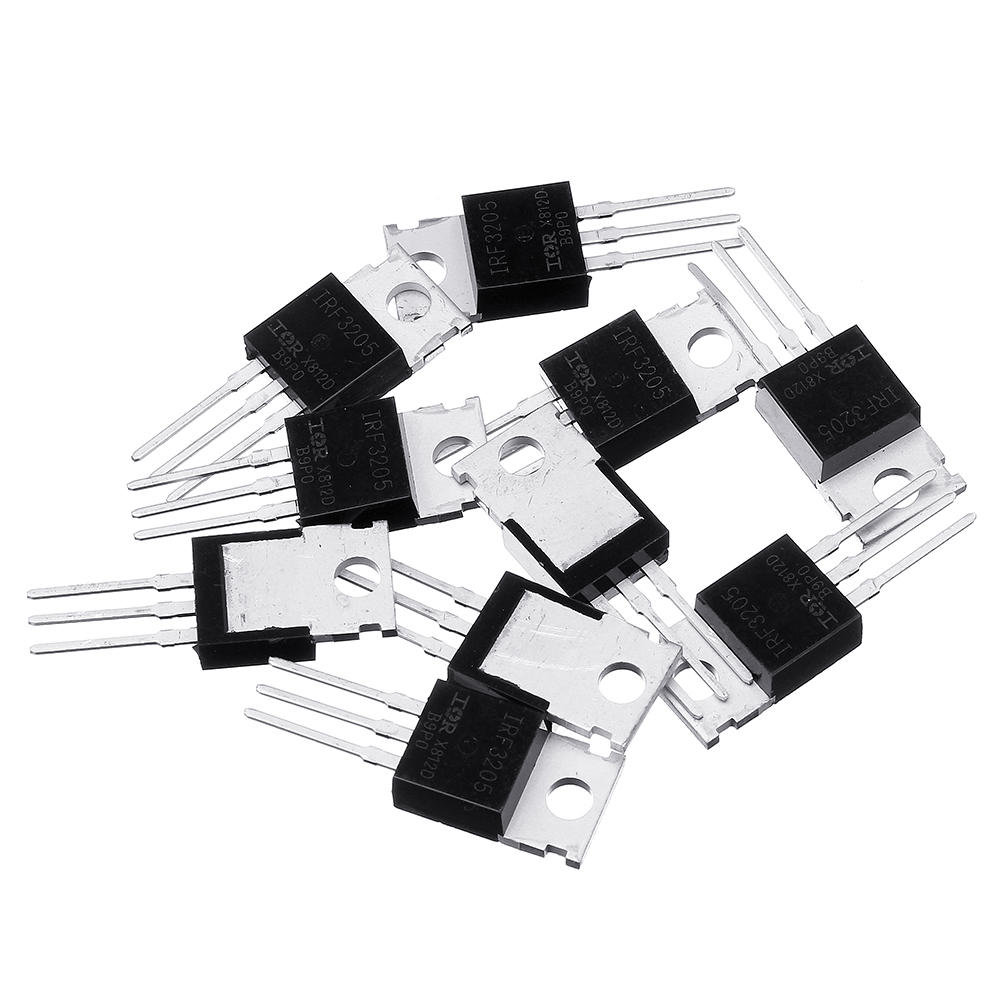 30 stuks irf3205 irf3205pbf mosfet mosft 55v 98a 8mohm 97.3nc to-220 transistor