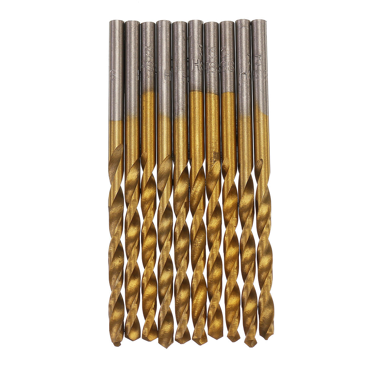 50 stuks titanium coated high speed steel twist drill bit 1/1.5/2/2.5/3mm twist drill bit houtbewerking