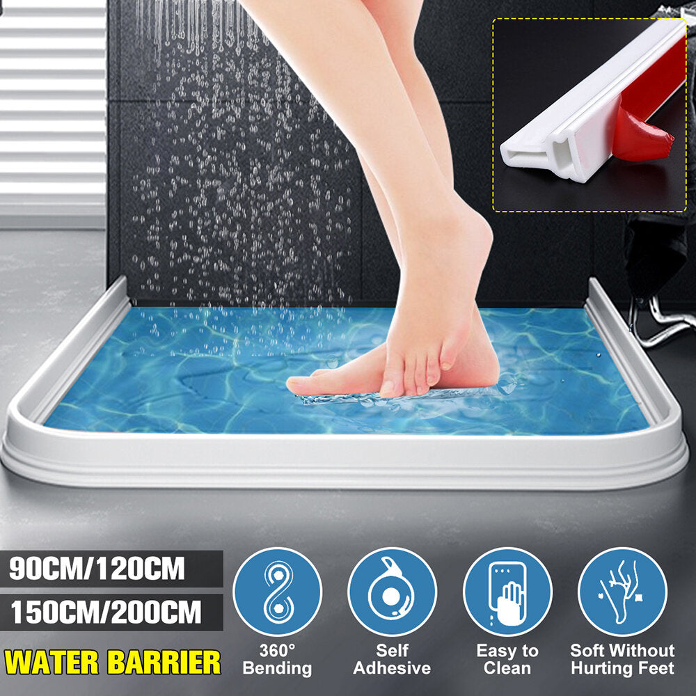 buigen water barrier water stopper siliconen 90cm/120cm/150cm/200cm wit gereedschap kit