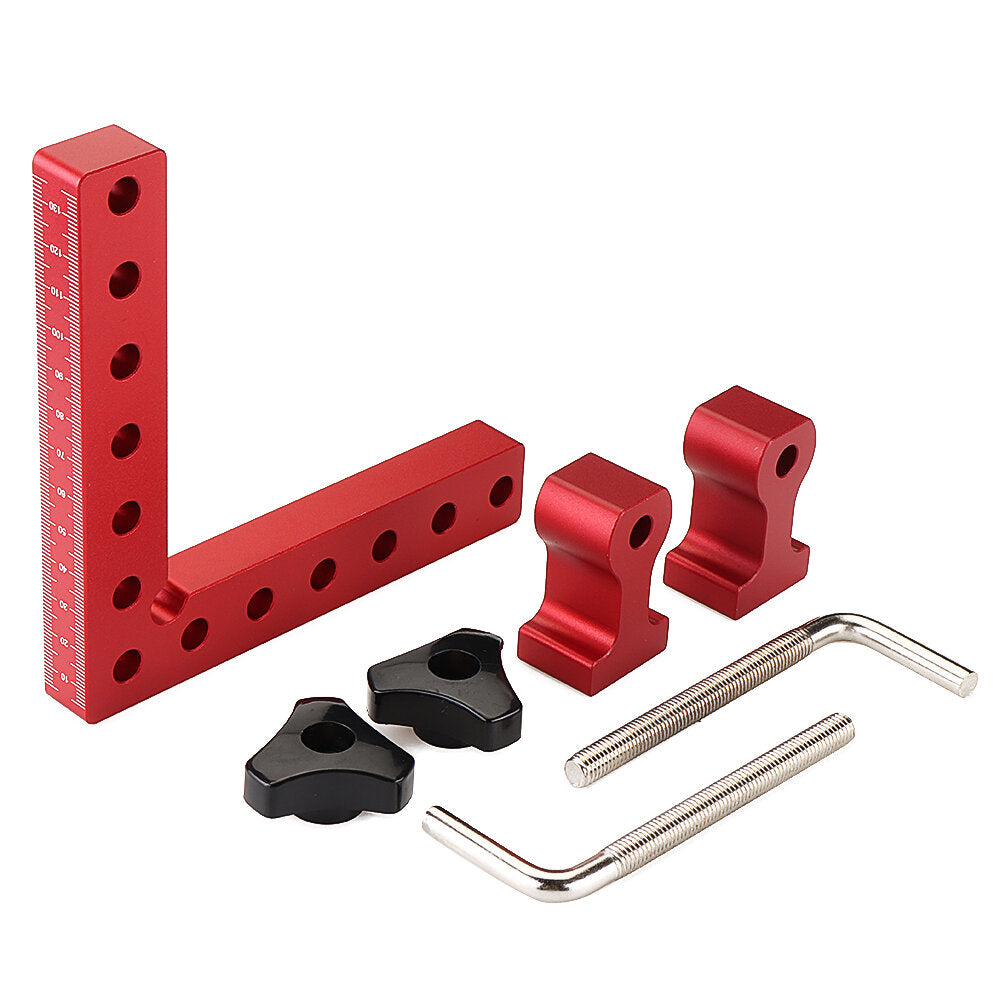 houtbewerking precisieklemmen vierkant l-vormig extra armatuur splicing board positioneringspaneel vaste clip timmerman vierkante liniaal houtbewerkingsgereedschap