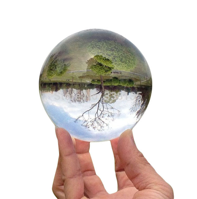 4 kleuren zeldzame kwarts magische kristal helende bal helder kristal bol met tribune huis decor cadeau