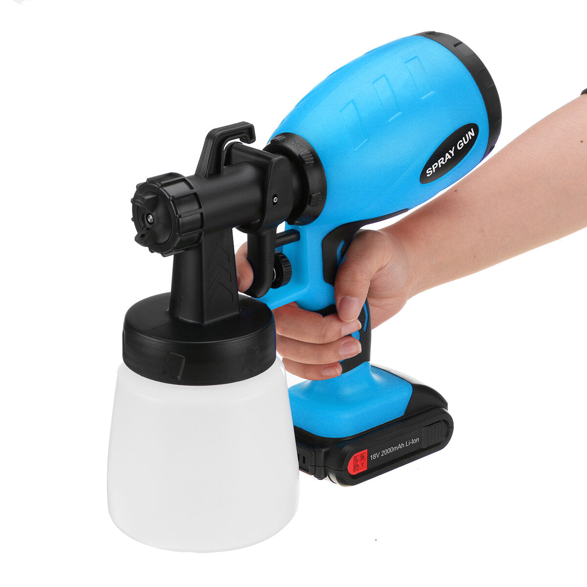 2000 mah draagbare elektrische verfspuit draadloze handheld spuitpistolen thuis indoor omheining schilderen tool voor desinfectie verneveling schilderen