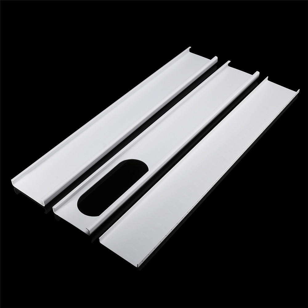 3 stuks 1.65m verstelbare venster kit plaat accessoires airconditioner windscherm voor draagbare airconditioner