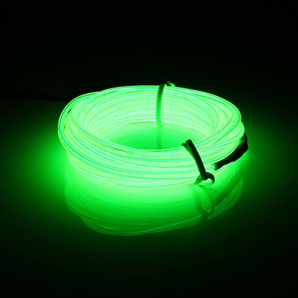 5m el led flexibel soft buisdraad neon glow car strip strip light xmas decor dc 12v