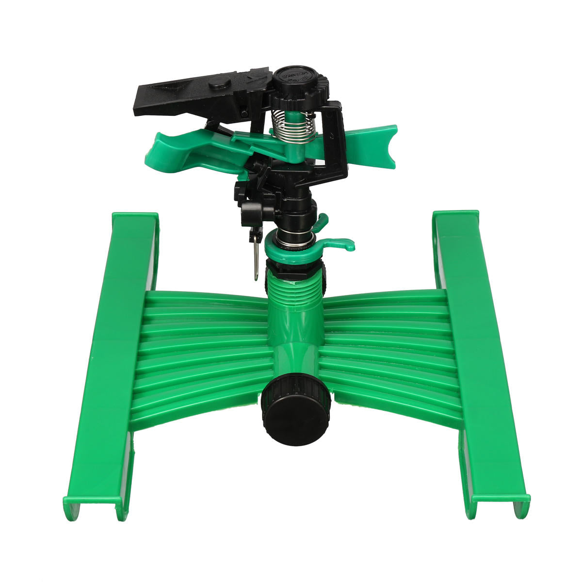 h basis plastic auto roterende gazon sprinkler tuin gazon plant gras watering tool