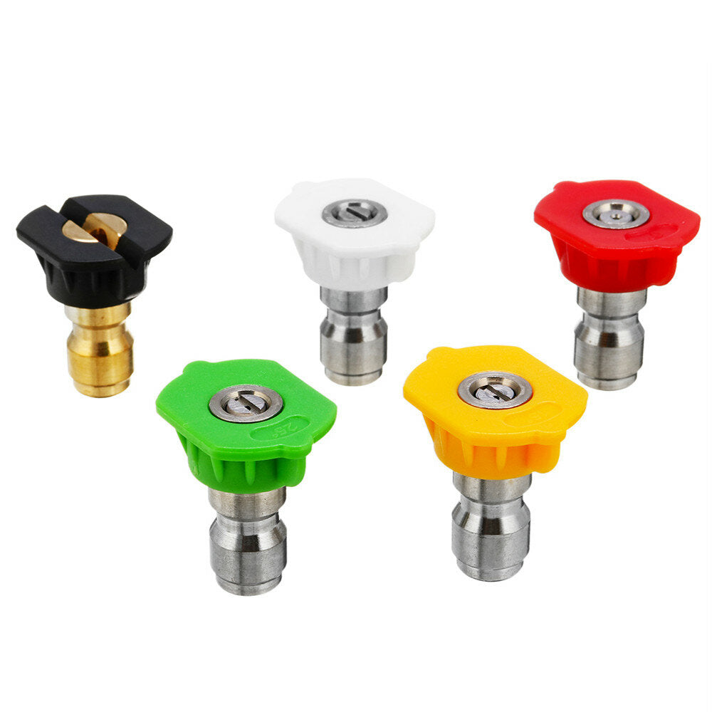 0 15 25 40 graden zeep quick release connect jet power spray wash nozzle tip set