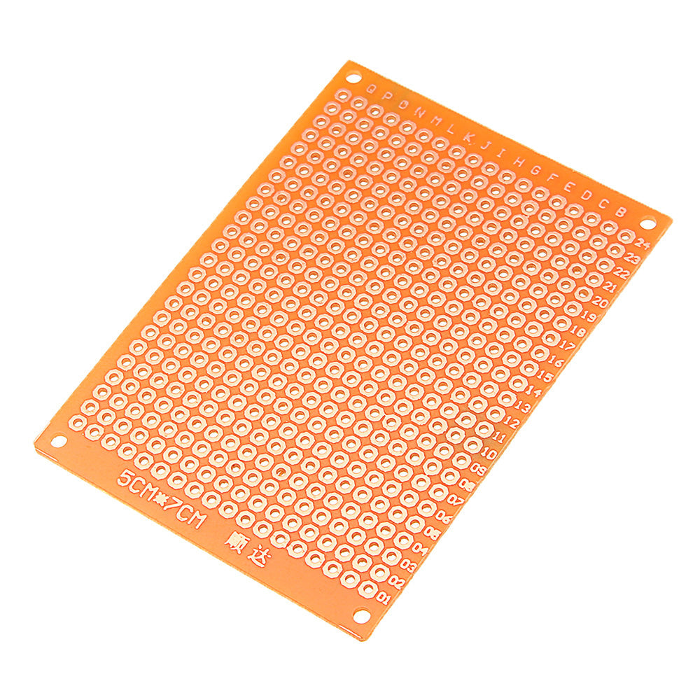 50 stks dhz 5x7 prototype papier pcb universele experiment matrix printplaat
