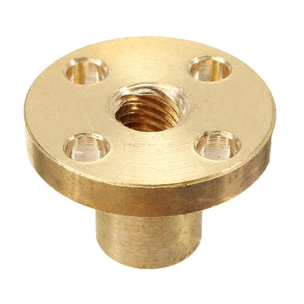 t6 2mm pitch koperen schroef moer messing moer voor stappenmotor 6mm draad lood schroef cnc onderdelen: