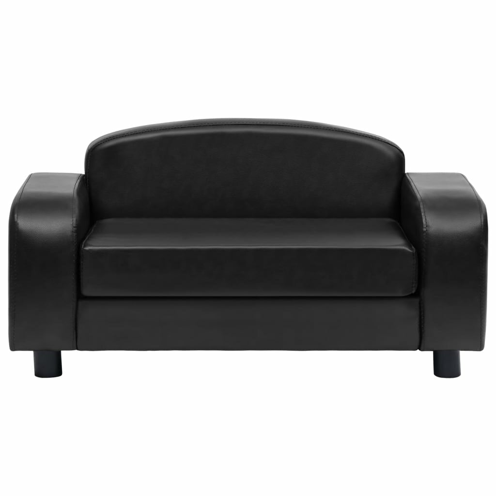 hondenbank zwart 31.5 x19.7 x15.7 kunstleer