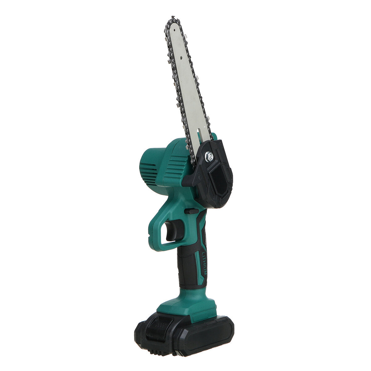 6inch 600w draagbare elektrische kettingzaag oplaadbare zagen hout cutter houtbewerking tool w/2 stuks batterij eu plug