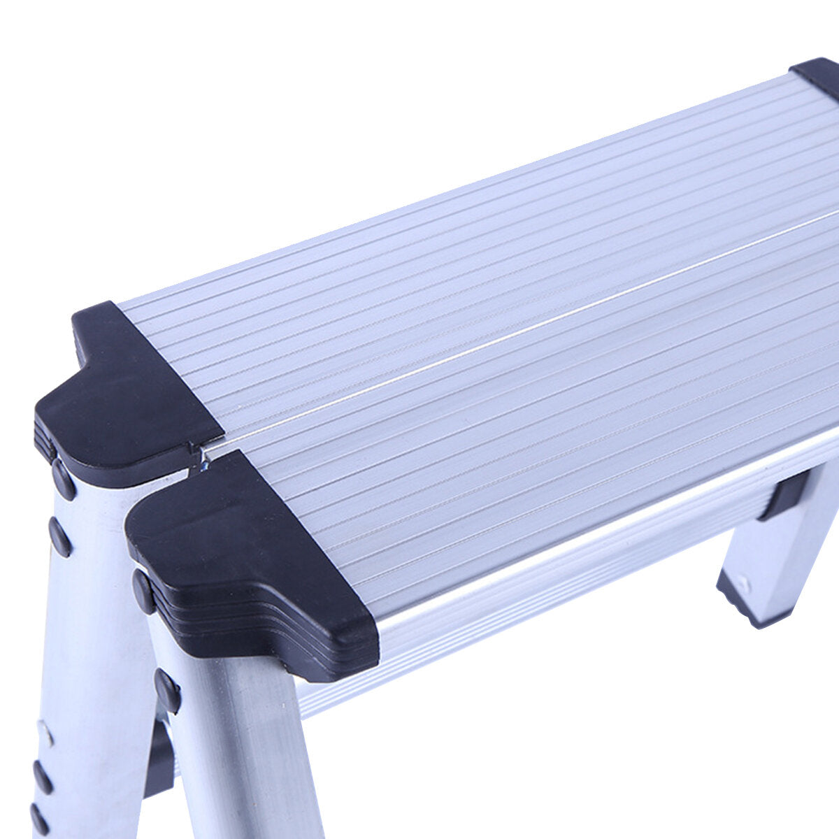 150kg maximale belasting 2 opstapkruk opklapbare ladder antislipveiligheid aluminium