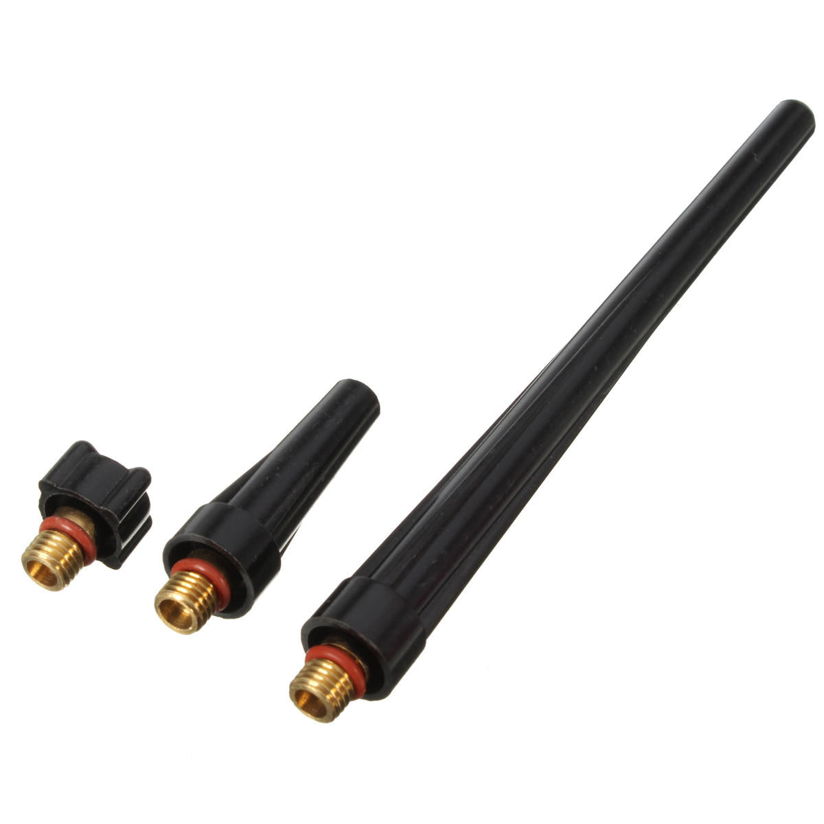 46 stuks tig gas lens collet body diverse maat kit voor tig lastoorts sr wp9 20