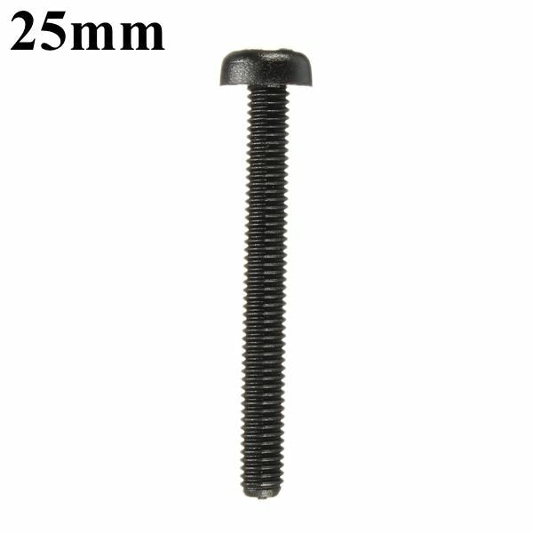 m3nh4 m3 nylon schroefbout zwart ronde phillips-schroefmoer nylon pcb-afstandhouderassortiment 5-25 mm 20st