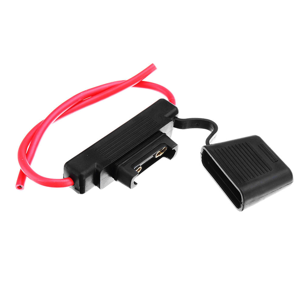 hs-812 grootblad inline car fuse houder waterdicht 10 awg gause met 30amp-zekering