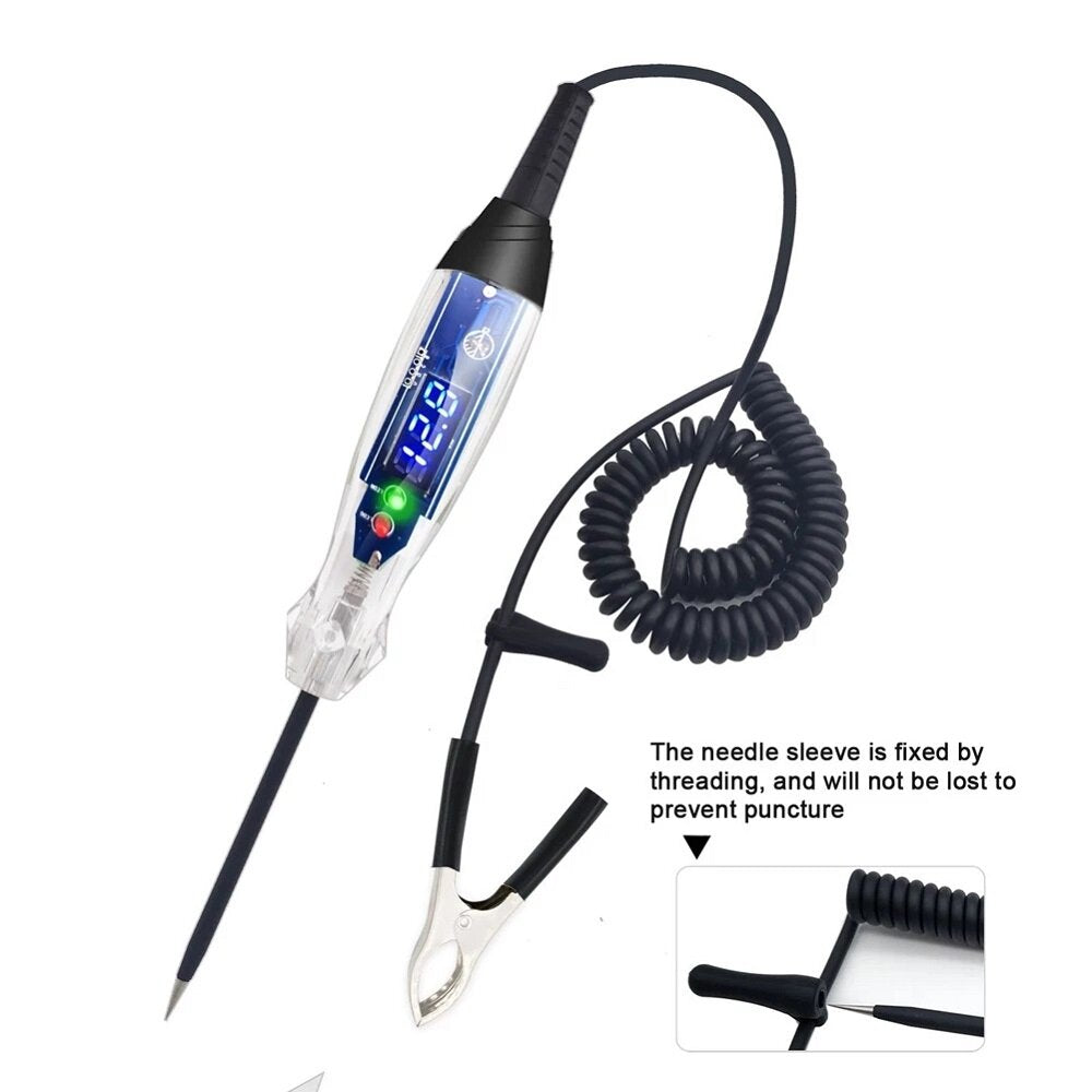 3-60v ns836 led digitale display bidirectionele spanningstester handheld draagbare auto circuit tester automotive onderhoud testen tool