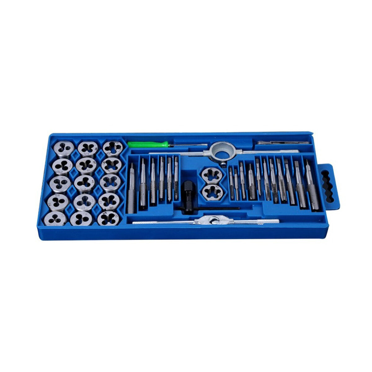 40-delige metrische tapsleutel en matrijs pro set m3-m12 moerbout legering metalen handgereedschap