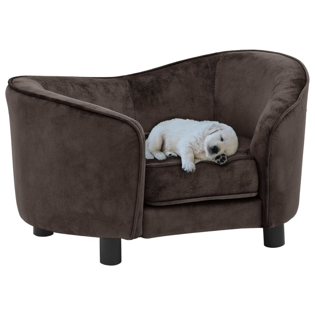 hondensofa bruin 27.2 x19.3 x15.7 pluche