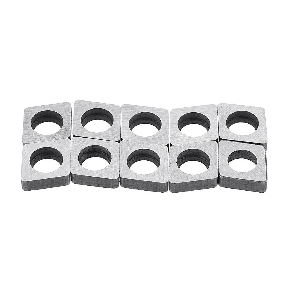 10 stuks carbide shim accessoires cutter pad mc0903 / mc1204 / mc1604 / mc1904 voor cnc draaibank gereedschap