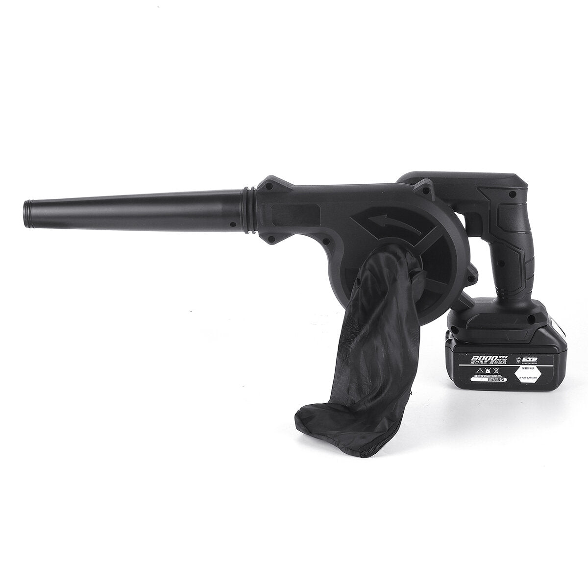 2 in 1 draadloze elektrische luchtblazer tuin bladstof auto cleaner tool w / none / 1 / 2 stuks batterij ook voor makita 18v batterij