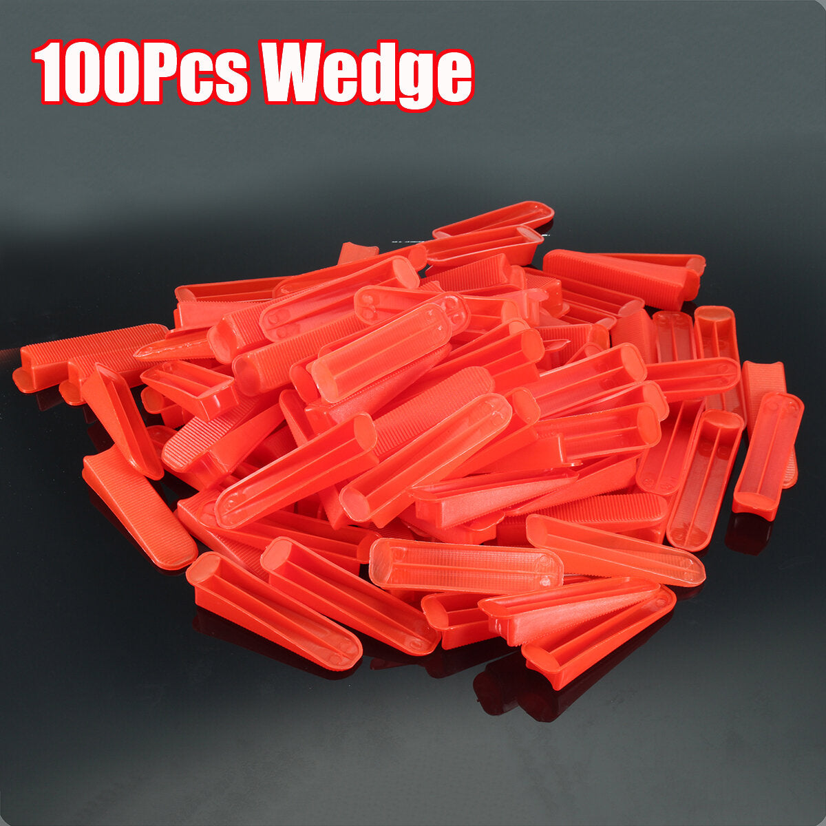 100 stuks pvc tegel nivellering wedge tegel spacers voor tegel oppervlak-levelsysteem