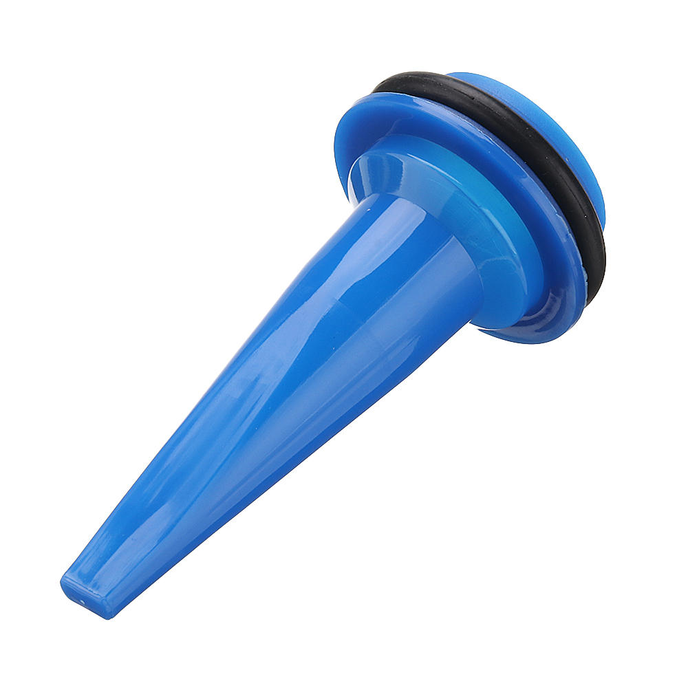 4 stuks lijm nozzle tip platte kop met schort voor pneumatisch lijm soft glas lijm pistool