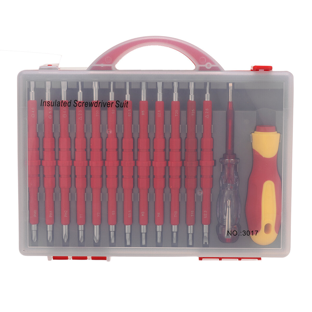 14-in-1 magnetische schroevendraaierset geïsoleerde multi-schroevendraaier reparatieset