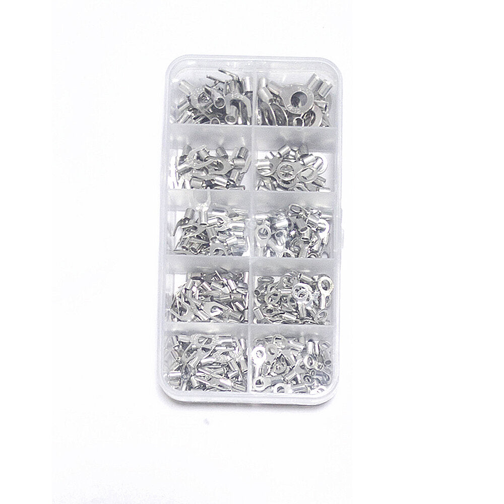 320 stuks krimptang en tang set 10 in 1 u-vormige o-vormige koudgeperste terminal set draad connector splicing terminal kit