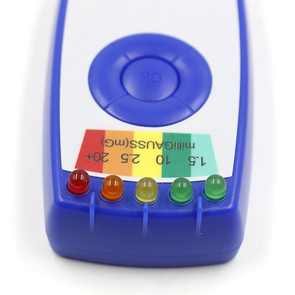 draagbare elektromagnetische stralingstester veld emf gauss-meter ghost hunting tester met 5 leds