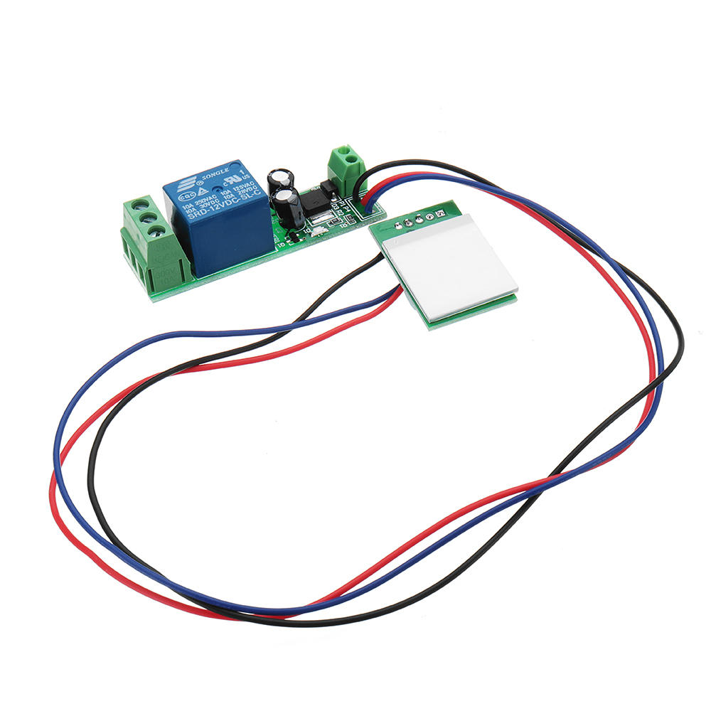 12v one kanaals capacitieve aanraaktoets sensormodule computer aan / uit-knop met relais zelfsluitende functie