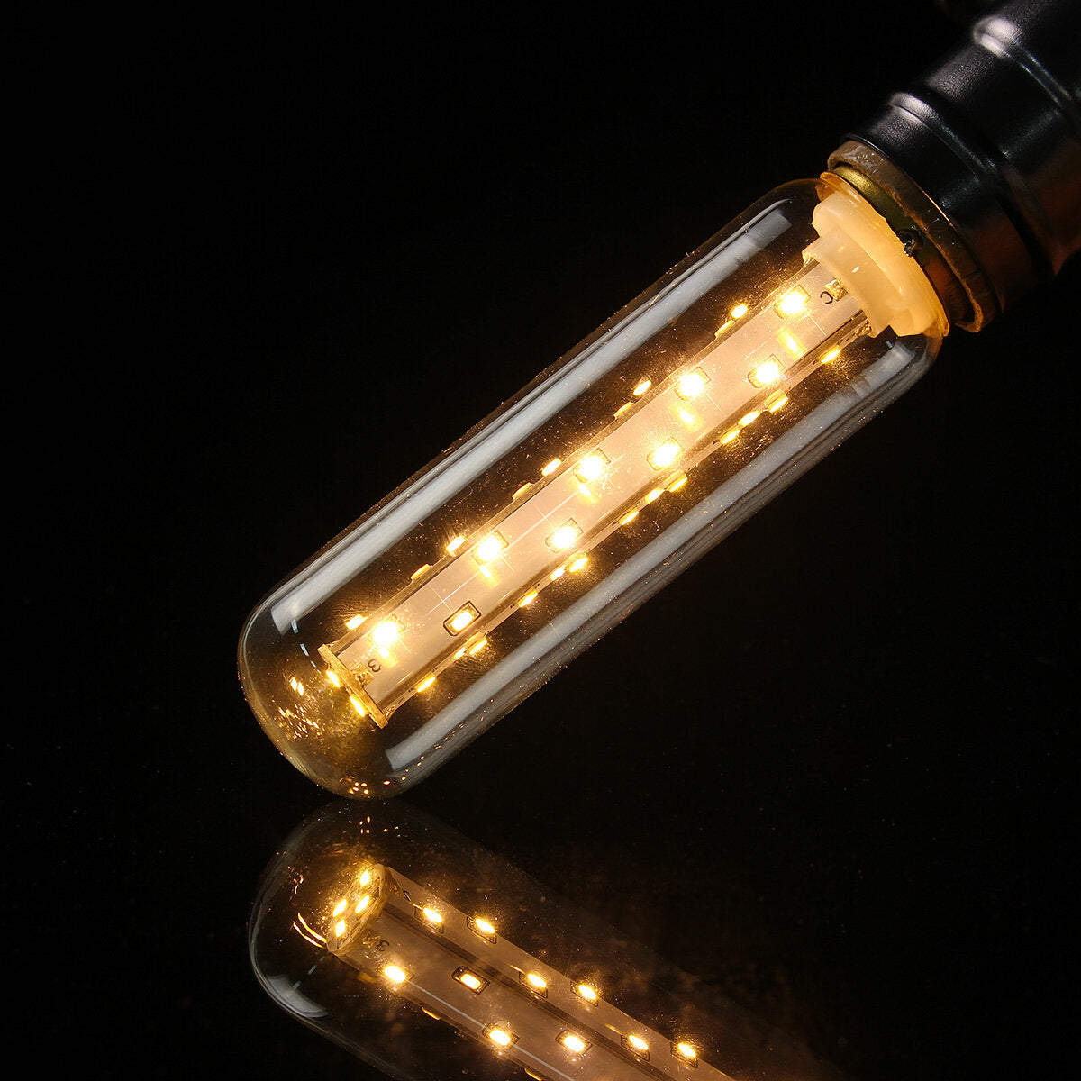 kingso e27 3w t25 led vintage licht retro edison stijl schroef buislamp warm wit 2300k 220v