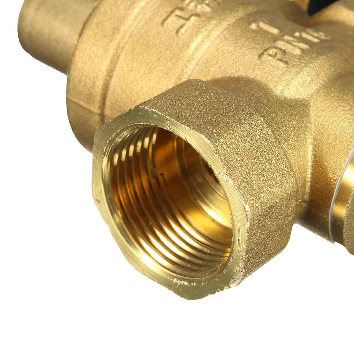 dn20 npt 3/4 verstelbare brass water drukregelaar reducer met gauge meter