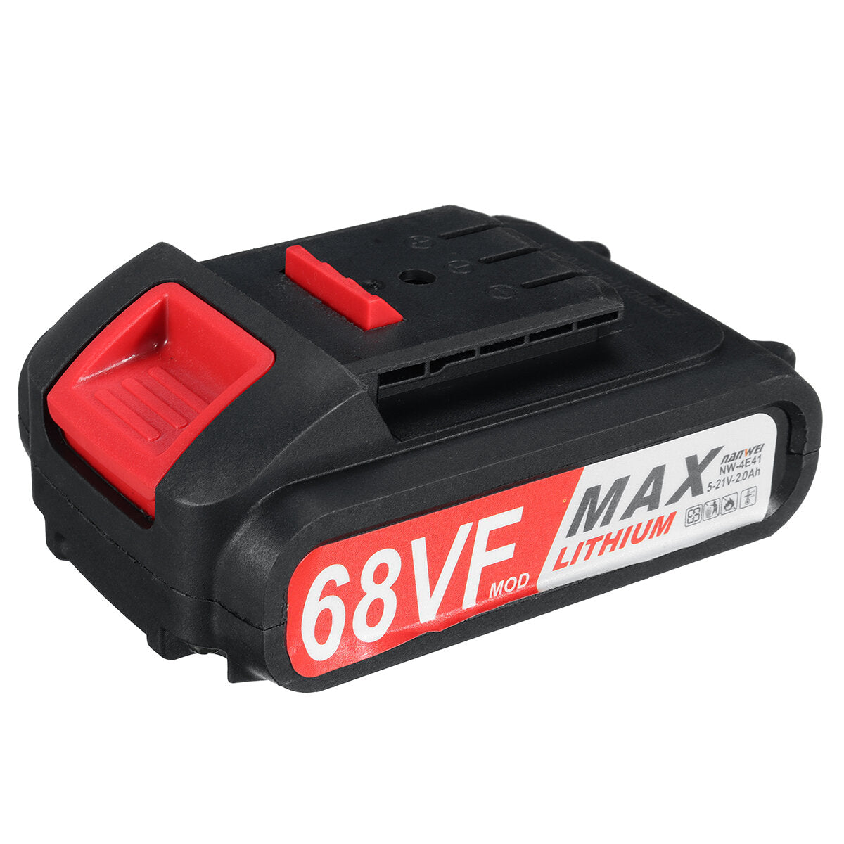 4 inch mini draadloze elektrische kettingzaag eenhandszaag houtbewerking houtsnijder w / 1/2 batterij