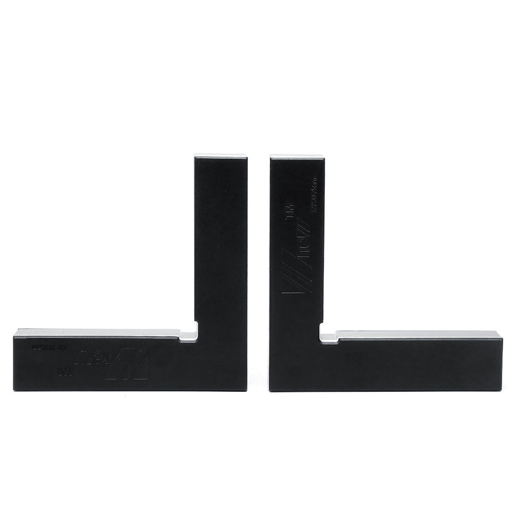 2 stuks aluminium haakse precisie klemmen vierkanten 127x127mm 90 graden machinist positionering houtbewerking klemgereedschap