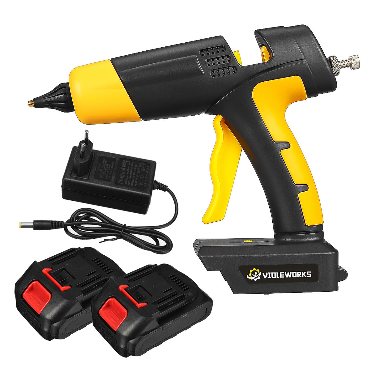 21v hot melt lijmpistolen draadloze oplaadbare hot lijm applicator home improvement diy